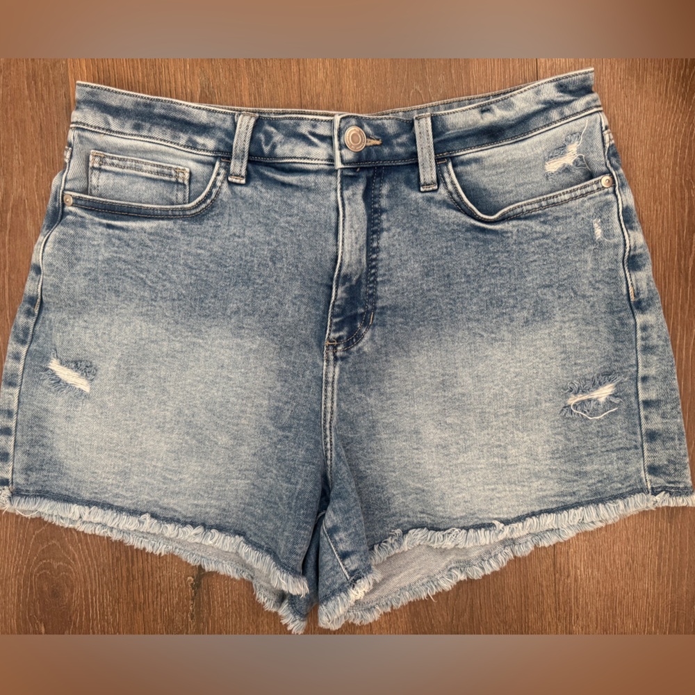 LC Lauren Conrad Light Blue Jean Shorts